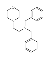 4-Morpholineethanamine,N,N-bis(phenylmethyl)- structure