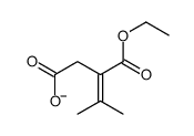 3-ethoxycarbonyl-4-methylpent-3-enoate结构式