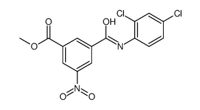 methyl 3-[(2,4-dichlorophenyl)carbamoyl]-5-nitrobenzoate结构式