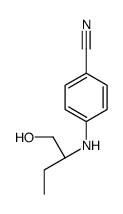 (S)-4-(1-羟基甲基-丙基氨基)苯甲腈结构式