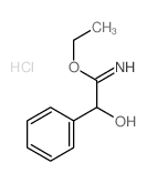 Benzeneethanimidicacid, a-hydroxy-, ethyl ester,hydrochloride (1:1) picture