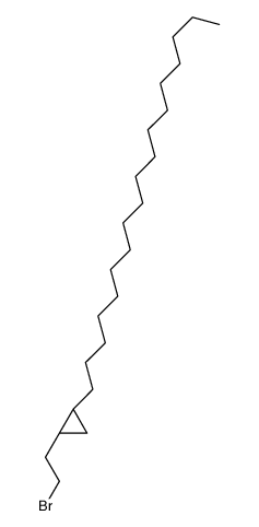 (1S,2S)-1-(2-bromoethyl)-2-octadecylcyclopropane Structure