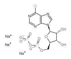 6-chloropurine riboside-5'-diphosphate sodium salt structure