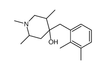 4-[(2,3-dimethylphenyl)methyl]-1,2,5-trimethylpiperidin-4-ol结构式