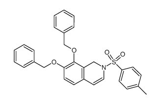 7,8-dibenzyloxy-N-tosyl-1,2-dihydroisoquinoline结构式