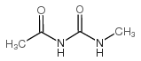 1-乙酰-3-甲基脲结构式