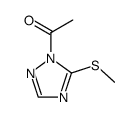 1H-1,2,4-Triazole, 1-acetyl-5-(methylthio)- (9CI) picture