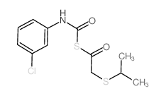 (3-chlorophenyl)carbamic 2-(isopropylthio)acetic thioanhydride结构式