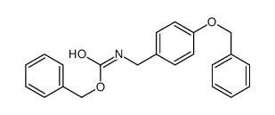 benzyl N-[(4-phenylmethoxyphenyl)methyl]carbamate结构式