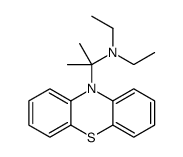 N,N-Diethyl-α,α-dimethyl-10H-phenothiazine-10-methanamine结构式