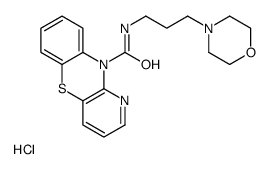 N-(3-morpholin-4-ylpropyl)pyrido[3,2-b][1,4]benzothiazine-10-carboxamide,hydrochloride Structure