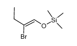 2-bromo-1-trimethylsiloxy-1-butene Structure