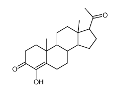 4-hydroxyprogesterone Structure