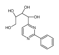 (1R,2S,3R)-1-(2-phenylpyrimidin-4-yl)butane-1,2,3,4-tetrol结构式