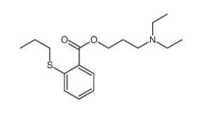 3-(Diethylamino)propyl=o-(propylthio)benzoate Structure