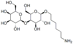 .beta.-D-Galactopyranoside, 6-aminohexyl 4-O-.beta.-D-galactopyranosyl-结构式