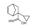 5-cyclopropylbicyclo[2.2.1]hept-2-ene-5-carboxamide结构式