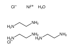 dichloronickel,ethane-1,2-diamine,hydrate Structure