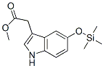 5-[(Trimethylsilyl)oxy]-1H-indole-3-acetic acid methyl ester结构式