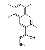 (Z)-2-(methylamino)-3-(2,3,5,6-tetramethylphenyl)prop-2-enehydrazide Structure