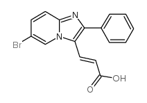 3-(6-bromo-2-phenyl-imidazo[1,2-a]pyridin-3-yl)-acrylic acid picture