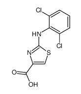 2-(2,6-Dichloro-phenylamino)-thiazole-4-carboxylic acid Structure