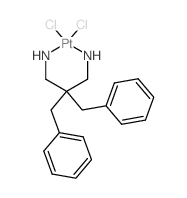 Platinum, [2,2-bis (phenylmethyl)-1,3-propanediamine-N, N]dichloro-, (SP-4-2)结构式