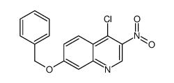 4-chloro-3-nitro-7-phenylmethoxyquinoline Structure