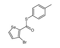 3-Bromselenophen-2-thiocarbonsaeure-S-(p-tolylester) Structure