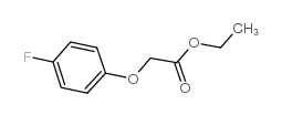 (4-氟苯氧基)乙酸乙酯结构式