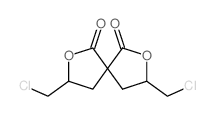 2,7-bis(chloromethyl)-3,8-dioxaspiro[4.4]nonane-4,9-dione Structure