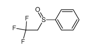 ((2,2,2-trifluoroethyl)sulfinyl)benzene结构式