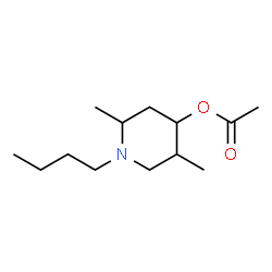 4-Piperidinol,1-butyl-2,5-dimethyl-,acetate(ester)(9CI) Structure