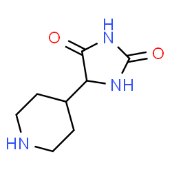 2,4-IMIDAZOLIDINEDIONE, 5-(4-PIPERIDINYL)- picture