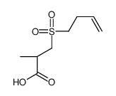 (2S)-3-but-3-enylsulfonyl-2-methylpropanoic acid结构式