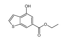 ethyl 4-hydroxy-1-benzothiophene-6-carboxylate结构式