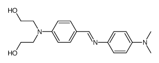 4-[4-[N,N-bis(2-hydroxyethyl)amino]benzylidene]-4'-N,N-dimethylaminoaniline结构式