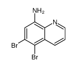 5,6-dibromo-[8]quinolylamine结构式