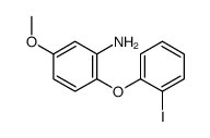 2-(2-iodophenoxy)-5-methoxyaniline Structure