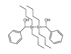 Bu2[Ph(OH)CH]SnSn[CH(OH)Ph]Bu2 Structure