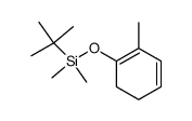 1-[(tert-butyldimethylsilyl)oxy]-2-methyl-1,3-cyclohexadiene Structure