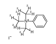 phenyl-tris(trideuteriomethyl)azanium,iodide Structure