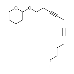 1-((2-Tetrahydropyranyl)oxy)dodeca-3,6-diyne Structure