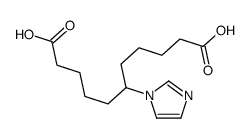 6-imidazol-1-ylundecanedioic acid结构式