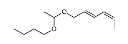 1-(1-butoxyethoxy)hexa-2,4-diene Structure