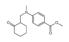 methyl 4-[methyl-[(2-oxocyclohexyl)methyl]amino]benzoate Structure