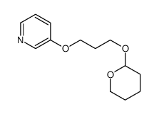 3-[3-(oxan-2-yloxy)propoxy]pyridine Structure