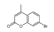 7-bromo-4-methylchromen-2-one结构式