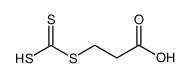 3-(dithiocarboxythio)propanoic acid结构式