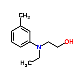 2-(N-Ethyl-m-toluidino)ethanol Structure